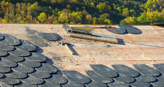unfinished roof
