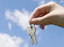 holding a key